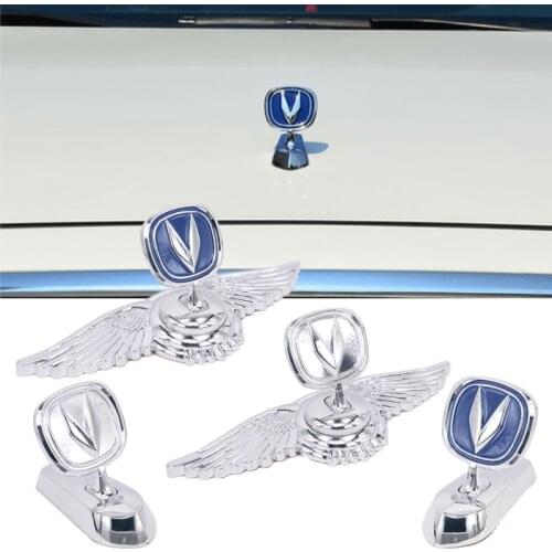 Car Hood Emblem Sticker For Changan Logo Cs75 Cs35 Raeton Honor Star V7 V3 V5 Benni EADO Metal Auto Front Cover Decal Styling