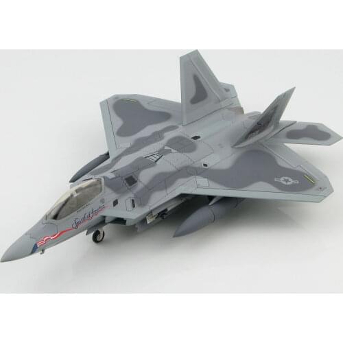1/72 Alloy Casting Fighter Model US Air Force F22 Raptor Stealth Fighter American Spirit Limited Show Collection Toy Model