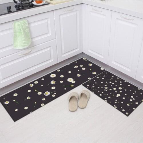 Welcome Doormat Kitchen Water And Oil Barrier Floor Mat Living Room Bedroom Bath Mat Absorbent Anti-slip Carpet Entrance Doormat