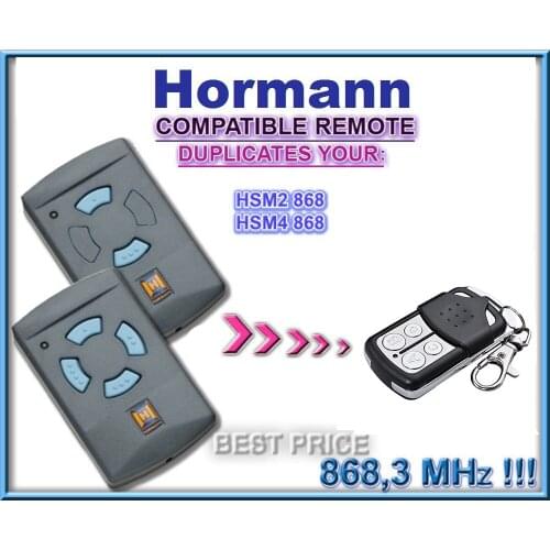 Automation garage remote control Hormann HMS2 HMS4 868.3Mhz cloner NOT WORK OTHER FREQUENCY