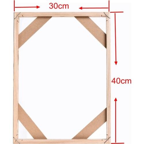 Natural Wood Frame For Canvas Painting Picture Stretcher Strip DIY Wall Art Photo Frame Poster Frame marcos de fotos de pared