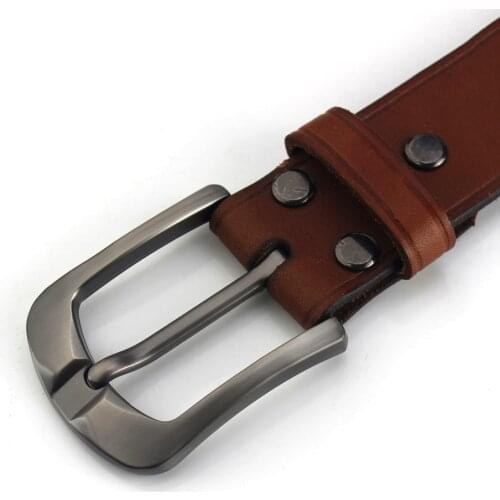 1pcs 40mm Heel Bar Belt Buckle Metal Single Pin Fashion Jeans Waistband Buckles High Quality Belt DIY Leather Craft Accessories