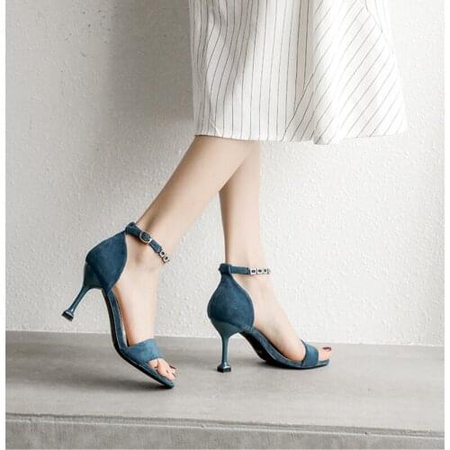 Fashion Casual Suede Heels Womens Sandals Summer Gladiator Shoes Breathable Flat Slippers Open Toe Slides