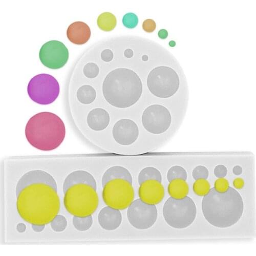 Silicone Cake Model Chocolate Fudge Mold Large Small Multi Size Pearl Ball Shape DIY Baking Kitchen Baking Cake Tool Decoration