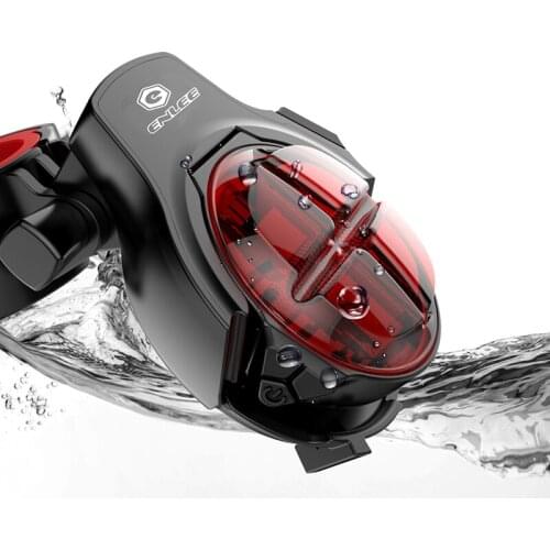 Ultra-Bright Wireless Bike Bicycle Rear Light tail lamp Smart USB Rechargeable Cycling Accessories Adjustable Rear Light