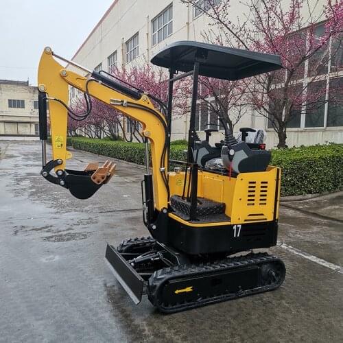 1.7ton Mini Excavator With Hydraulic Joystick And Famous Three Cylinders Water Cool Engine