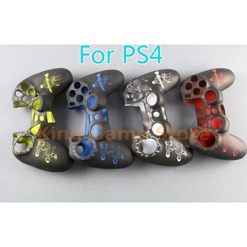 1pc/lot Multi-design Game Silicone Protective Skin Cover Case For PS4 DS4 Pro Slim Controller