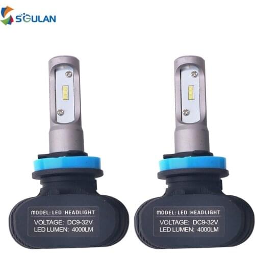 10Pcs Car Led Headlight Bulb H1 H3 H4 H7 LED Motorcycle Light 880 H11 HB3 9005 HB4 9006 6000K 72W 9V to 36 8000LM Auto Headlamps