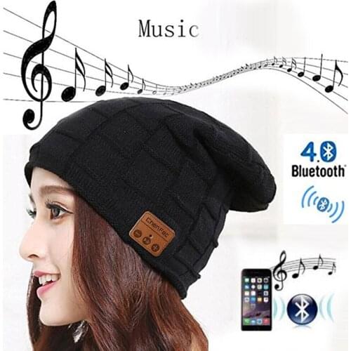 2020 Bluetooth 4.2 Music Hat Headphone Headset Earphone With Mic Winter Sports Hat Cap Stereo Speaker, Smart Hat, Christmas gift