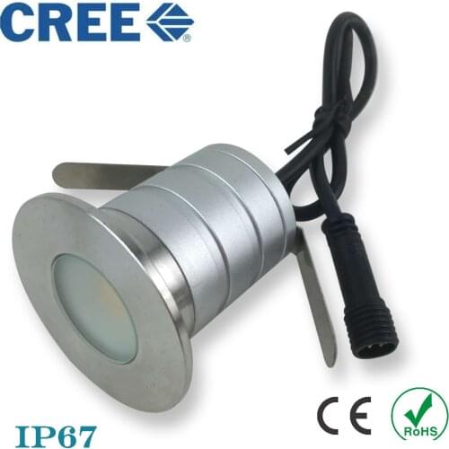 3W 12v 24v Led Underground Light Outdoor Waterproof IP67 Landscape Lighting Embeded Paver Lamp With Cree Chip CE List