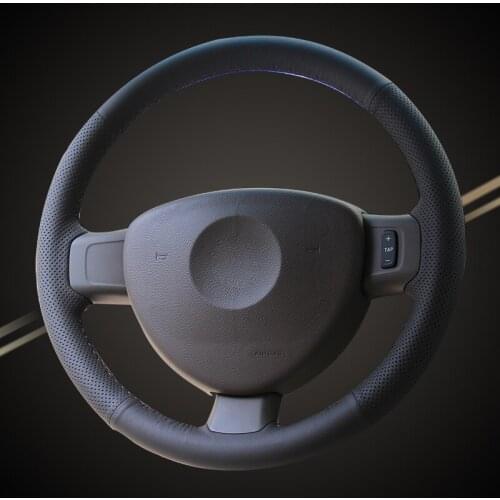 Auto Braid On The Steering Wheel Cover for Buick GL8 2006-2014 DIY Interior Accessory Car Braiding Wheel Covers Car-styling