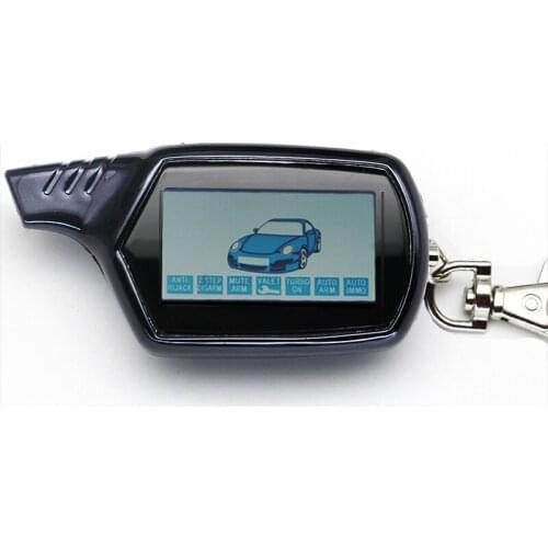 B6 LCD Remote Control Key chain + TPU Protective Case for Twage Starline B6 Two Way Car Burglar Alarm System Keychain Fob