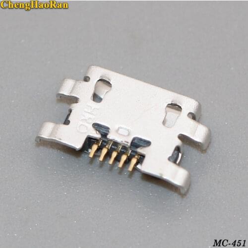 ChengHaoRan 10-50pcs Mini micro USB jack charging port connecto tsocket power plug Replacement For lenovo Vibe C2 k10A40 K10