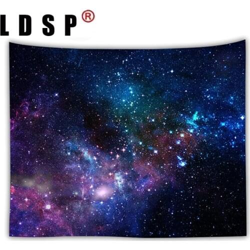 LDSP Tapestry Galaxy Space Stars Wall Hanging Mural Background Wall Rugs Beach Towel Fabric Blanket Dorm Living Home Decor