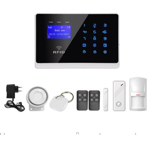 GSM Alarm System with RFID remote voice message Touch Keypad With Access Control System