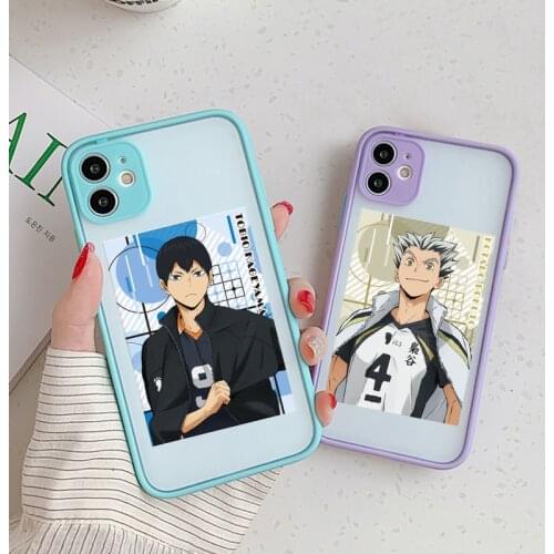 Haikyuu Oya Volleyball Hard Phone Case For iPhone 11 Pro MAX 12 XR X XS SE20 7 8 6Plus Cute Japan Anime Matte Cover Clear Fundas
