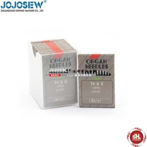 TVX5 Organ Needles 10pcs/lot High Quality 62X45 Industrial Lockstitch Sewing Machine 130/21