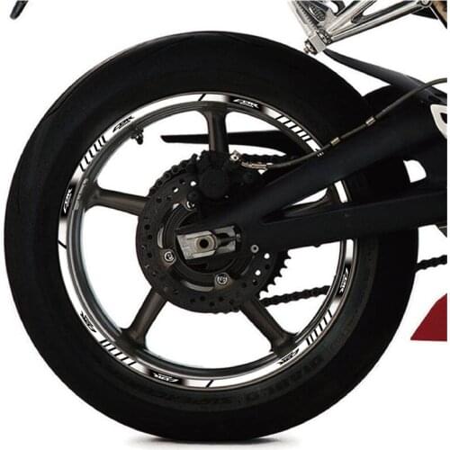 Motorcycle Wheel Tire stripe sticker creative reflective rim decal Decorative Accessories sticker For HONDA CBR600RR cbr 600rr
