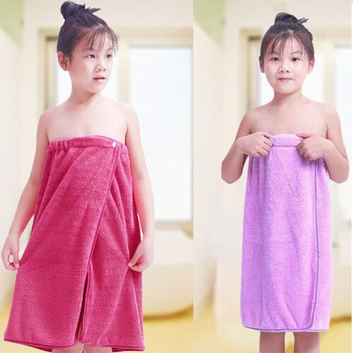 Summer Children Bathrobe Thicken Bath Towel for Boys Girls Soft Beach Towels Kids Dressing Gown Sleepwear Infant Bathing Blanket