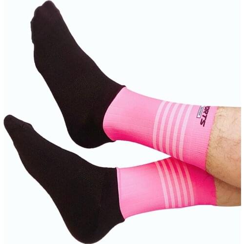 Hot Cycling Competitive Tube Socks Nylon Quick Dry Breathable Sweat Absorbent for Men Women Summer Cycling Running