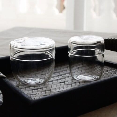 Small glass can box storage box for tea cans, high boron silicon transparent storage box, small cosmetic medicine box