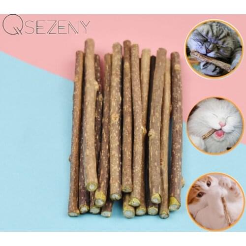 Natural Catnip Pet Cat Molar Toothpaste Stick Matatabi Actinidia Fruit Silvervine Cat Snacks Sticks Pet Cleaning Teeth