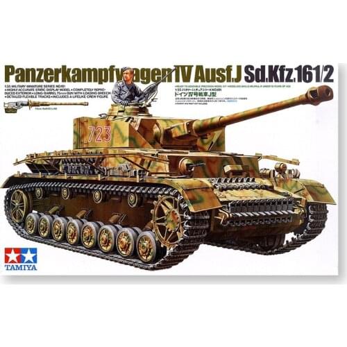 Tamiya 35181 1/35 German Panzerkampfvagen TV Ausf.J Sd.Kfz.161/2 Tank Assembly Model Building Kits For Adults Hobby Collection