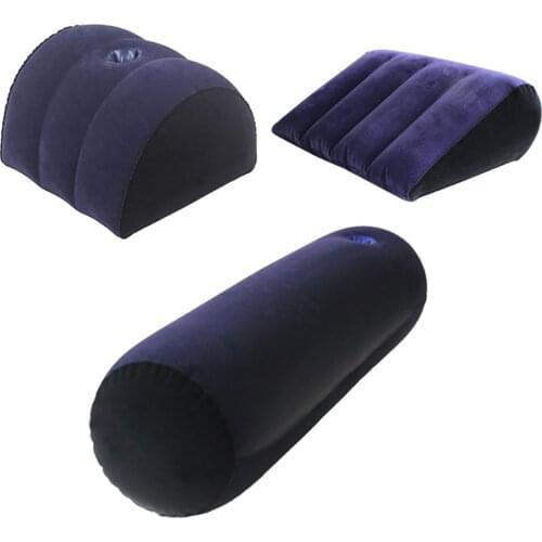 Adults Sex Love Pillow Couples Positions Cushione Inflatable Aid Pillows Car Bed Sex Furniture Erotic Triangle Sexy Games Toys