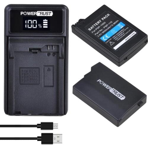 PowerTrust 3.6V 3600mAh PSP-1000 PSP1000 Rechargeable Battery for Sony 98523, PSP-1001, PSP-110