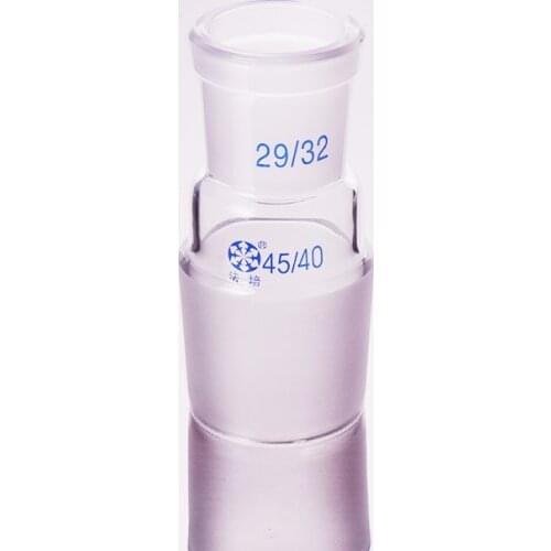 Borosilicate Glass Joint,Female 29/32,Male 45/40,Glass reducing Adapter,A type connector