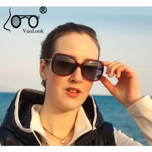 Rhinestone Sunglasses Women Polarized Red Womens Sun Glasses Oculos de Sol Feminino Polaroid for Driving Luxury Designer Brand
