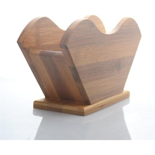 Solid Wooden Coffee V60 Filter Paper Holder Simple Coffee Filters Dispenser Rack Storage Paper Tissue Box Shelf Coffee Tool