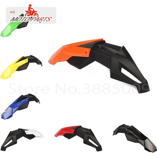 Universal Motorcycle Front Fender Cross Motos Dirt Bike Fenders Fit fit for DRZ KX YZ WR XR EXC CRF RMZ KLX Free shipping