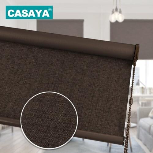 High Quality Lelisi Fabric 100% Blackout Roller blinds Office Hotel Shutter Window Decoration Made to measure Roller blinds