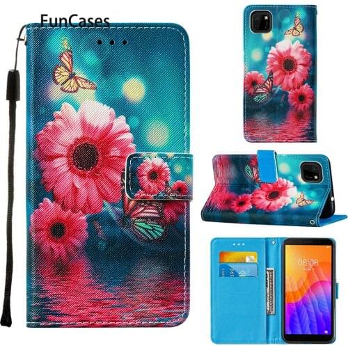 Love Mirror Cases For armor Huawei Y5P 2020 Protector sFor Protector Huawei telefon Honor 9S PU Leather Book Flip Phone Shell