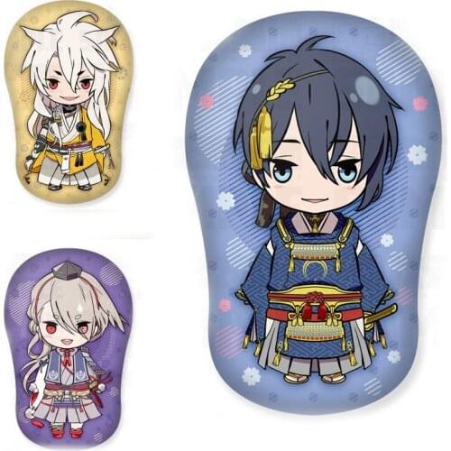 1pcs Cute Anime Cartoon Touken Ranbu Online Printed Throw Pillow Cushion Cosplay Prop Home Decor Boy Girl Birthday Gift