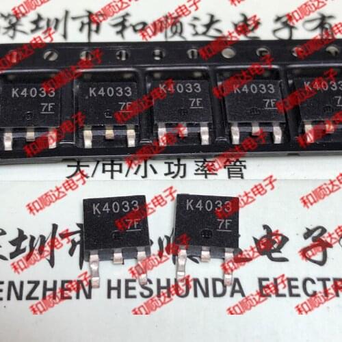 10pcs / lot K4033 2SK4033 new stock TO-252 60V 5A