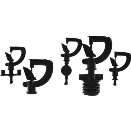 50PCS G Rotary Sprinkler With Barb Connector For Garden Watering Micro Irrigation Fittings Drip Watering