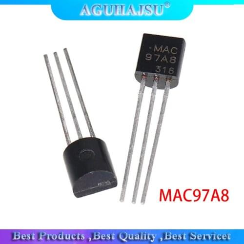 50pcs MAC97A8 97A8 TO-92 Triacs T .6A 600V TRIAC new original