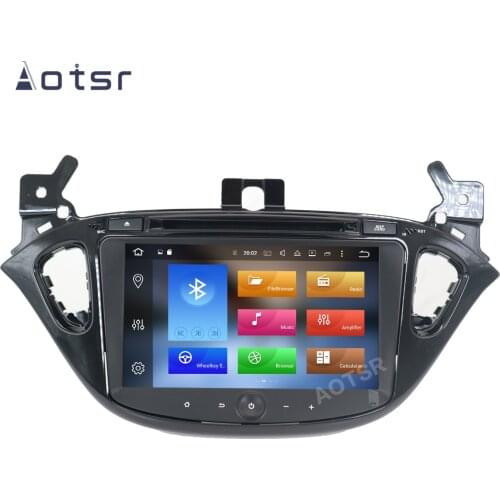 AOTSR 2 Din Car Radio Coche Android 10 For Opel Corsa 2014 - 2018 Central Multimedia Player GPS Navigation 2Din IPS Autoradio