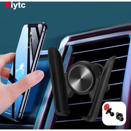 Car Phone Gravity Holder Stand Cell Air Vent Mount Support For iPhone 8 X 12 Samsung Car 360 Rotation Auto Grip Car Accessories