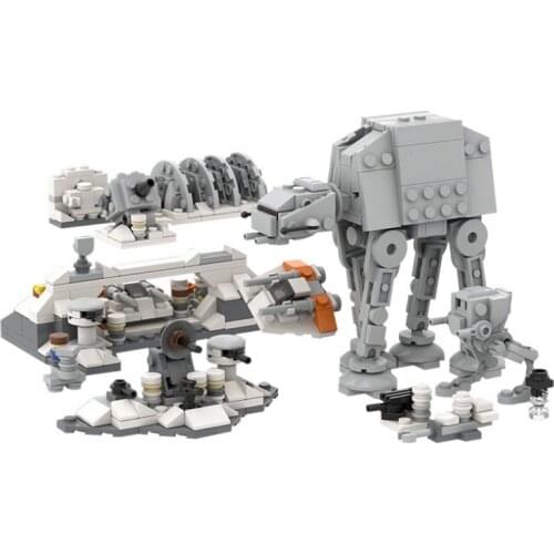 Buildmoc Space Series Building Blocks Micro Assault AT-AT AT-AP Walker Space Destroyer DIY Model Bricks Kids for Toys Xmas Gifts