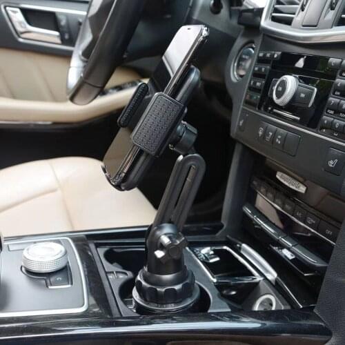 10W Qi Fast Wireless Charger Auto-Clamping Car Cup Phone Mount Holder with 3pcs Magnetic Charging Heads for Cellphone up to 6.5