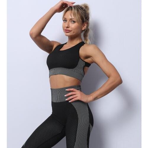 6 Colors Cross Strap Back Yoga Bra Women High Waist Leggings Gym Running Clothes Women Yoga Suit Fitness Sport Wear