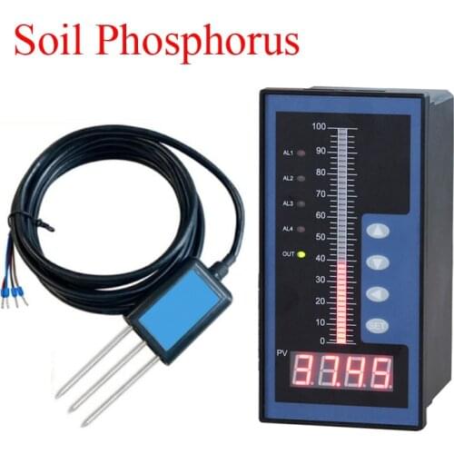 Measuring soil phosphorus content measure sensor and digital meter relay output P garden earth phosphor farm Fertility detect