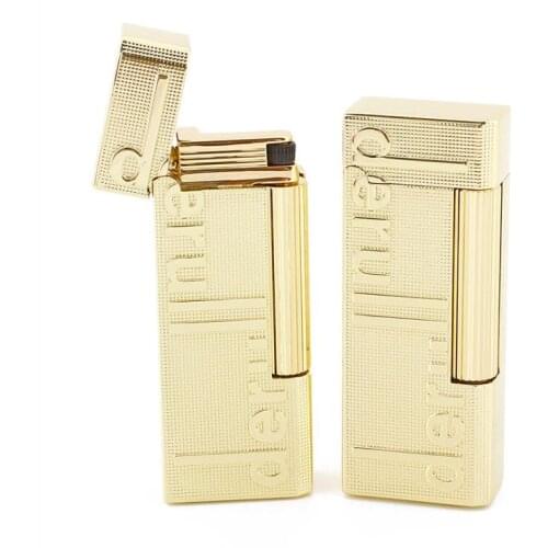 Derui 3011 Narrow Version Langsheng Inflatable Gas Lighter Sideslip Metal Grinding Wheel Ignition Cigarette Tool Classic Gift