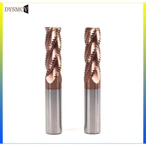1pcs 20mm Carbide Roughing End mills Long 100mm Milling Cutter HRC60 4Flutes 3F Lathe End Mill Tool for Steel Aluminum Roughing