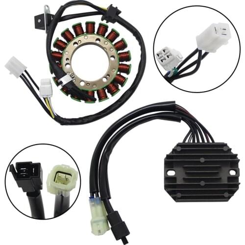 Motorcycle Stator Coil & Regulator Rectifier For Arctic Cat ATV 375 AUTO 2X4 4X4 400 Automatic ACT Manual Transmission 3402-682