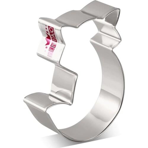 KENIAO Fox Cookie Cutter for kids - 7.2 x 9.6 cm - Woodland Animal Biscuit and Fondant Cutters - Stainless Steel