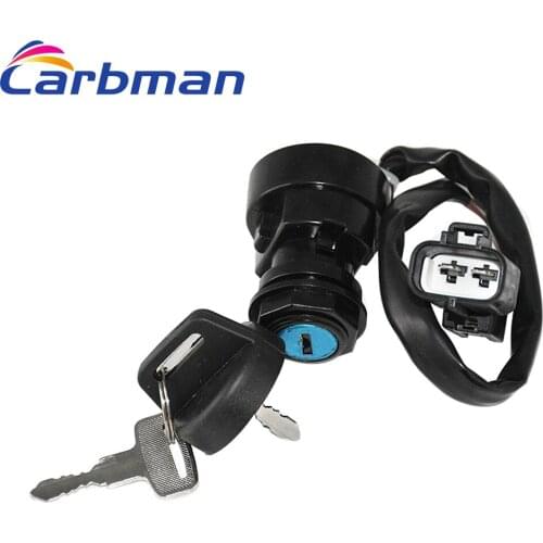 Carbman Ignition Key Switch For Suzuki QuadSport 90 LT-Z90 2007-2009 2014 2016 2017 2018